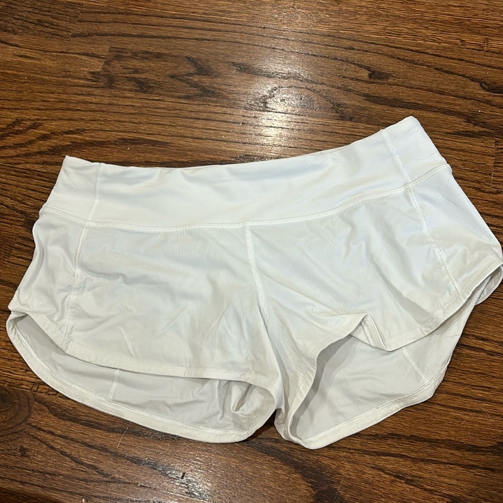 White lululemon shorts!